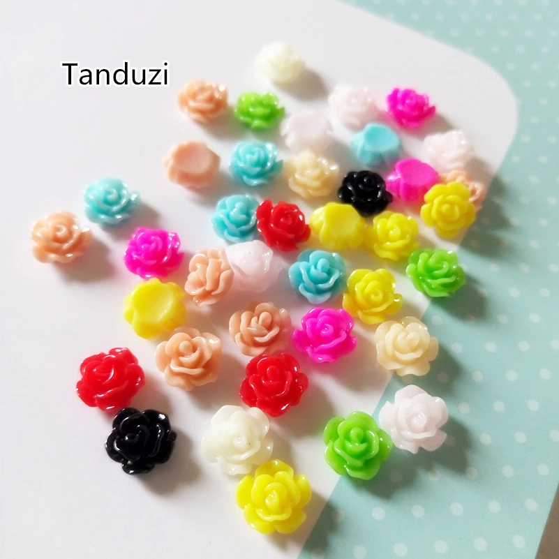 Tanduzi 200pcs/lot Beautiful Mixed Color Artificial Rose Flower Flatback Resin Cabochons Scrapbooking DIY Phone Decoration 8mm
Tanduzi 200pcs/lot Beautiful Mixed Color Artificial Rose Flower Flatback Resin Cabochons Scrapbooking DIY Phone Decoration 8mm
