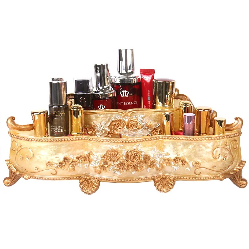 Cosmetics storage box creative large European style washbasin resin storage box desktop sorting box cosmetic box 
Cosmetics storage box creative large European style washbasin resin storage box desktop sorting box cosmetic box