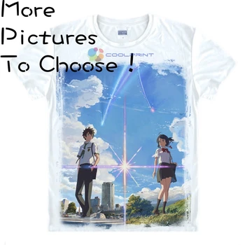 Coolprint Japanese Anime Your Name Unisex T-shirts Kimi no Na wa T Shirt of Tachibana Taki and Miyamizu Mitsuha
Coolprint Japanese Anime Your Name Unisex T-shirts Kimi no Na wa T Shirt of Tachibana Taki and Miyamizu Mitsuha