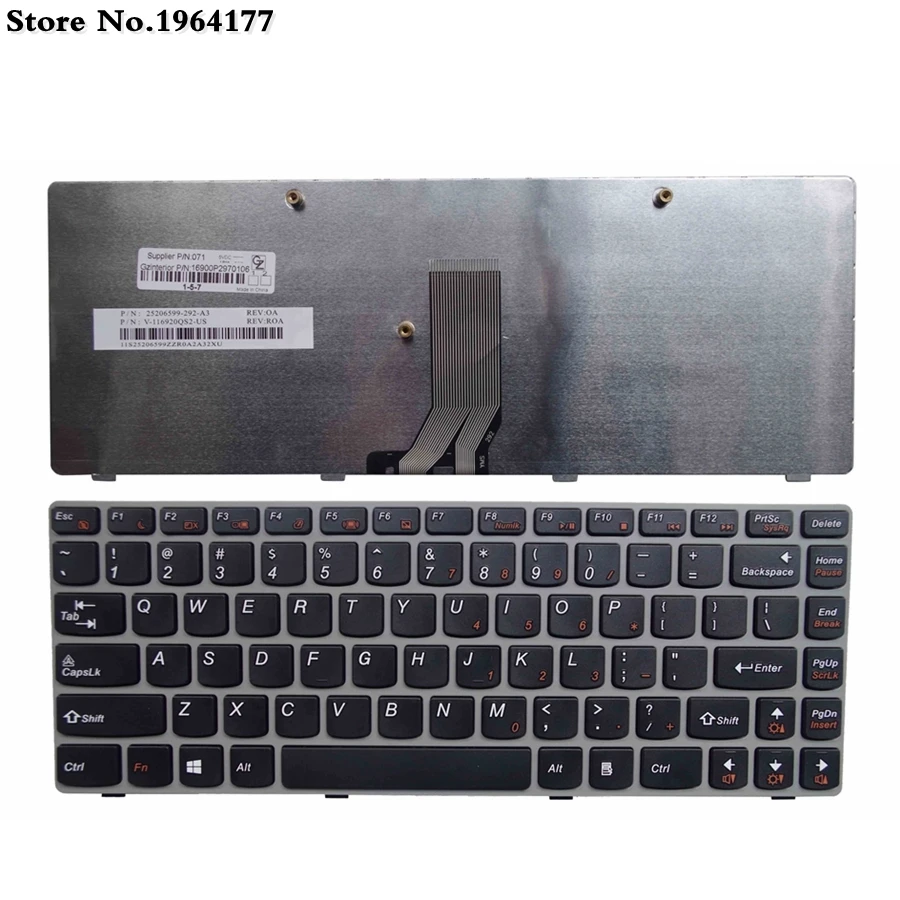 US laptop keyboard FOR LENOVO B4330G B4320G B4306A B4301A G4322A B4301A replace English keyboards notebook
US laptop keyboard FOR LENOVO B4330G B4320G B4306A B4301A G4322A B4301A replace English keyboards notebook