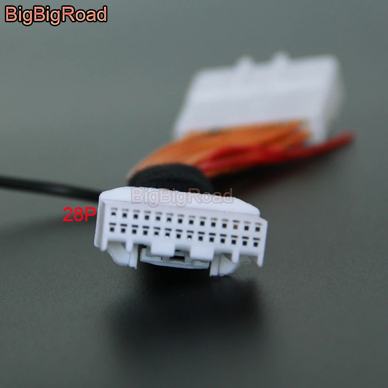 BigBigRoad Car Rear View Parking Camera Adapter Cable Wire 28pins For Toyota Prado Highlander Avalon Prius 2016 2017 2018
BigBigRoad Car Rear View Parking Camera Adapter Cable Wire 28pins For Toyota Prado Highlander Avalon Prius 2016 2017 2018