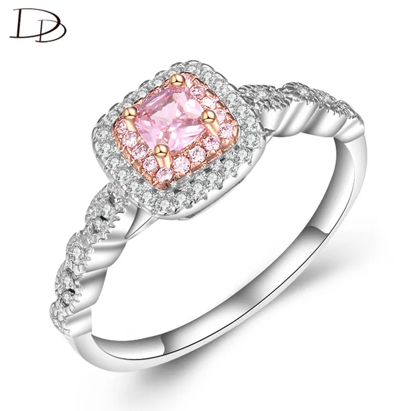 DODO Romantic Pink Crystal Rings for Women 925 Sterling Silver Square Zircon Wedding Jewelry Anel Mujer Gifts DropShipping JZ201
DODO Romantic Pink Crystal Rings for Women 925 Sterling Silver Square Zircon Wedding Jewelry Anel Mujer Gifts DropShipping JZ201