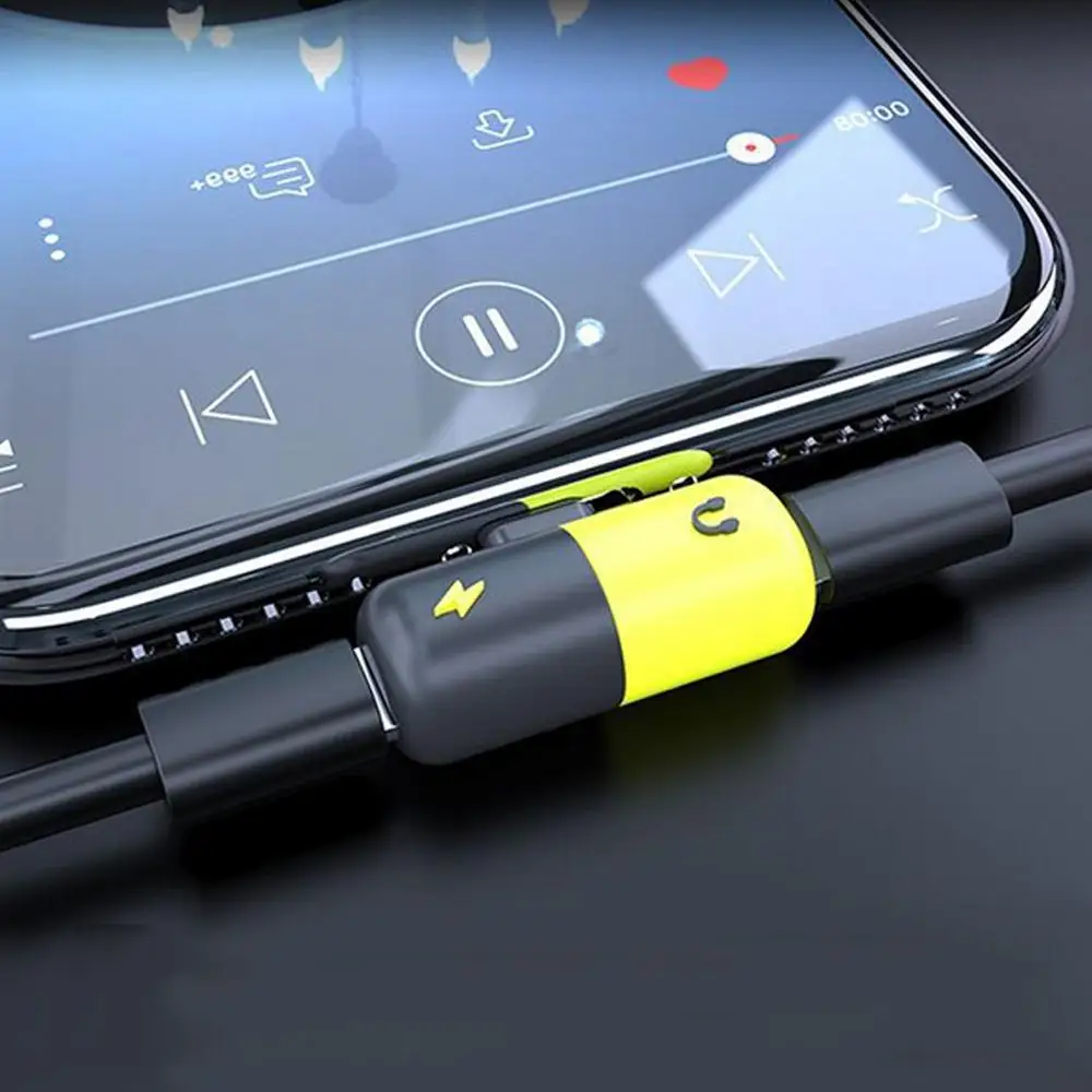 2 in 1 Dual USB Charging Audio Adapter For Type-C Devices iPhone X 7 8 Plus Headphone Converter Audio Charger Splitter Connector
2 in 1 Dual USB Charging Audio Adapter For Type-C Devices iPhone X 7 8 Plus Headphone Converter Audio Charger Splitter Connector