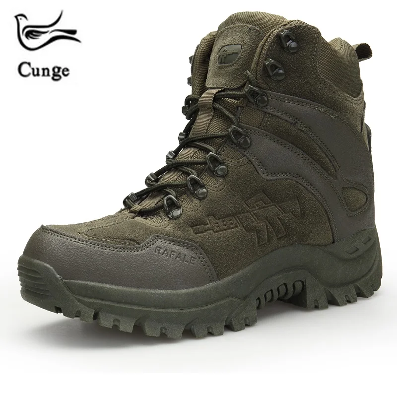 Cunge Men Tactical Military Army Boots Breathable Leather Mesh High Top Casual Desert Work Shoes Mens Ankle Combat Boot
Cunge Men Tactical Military Army Boots Breathable Leather Mesh High Top Casual Desert Work Shoes Mens Ankle Combat Boot