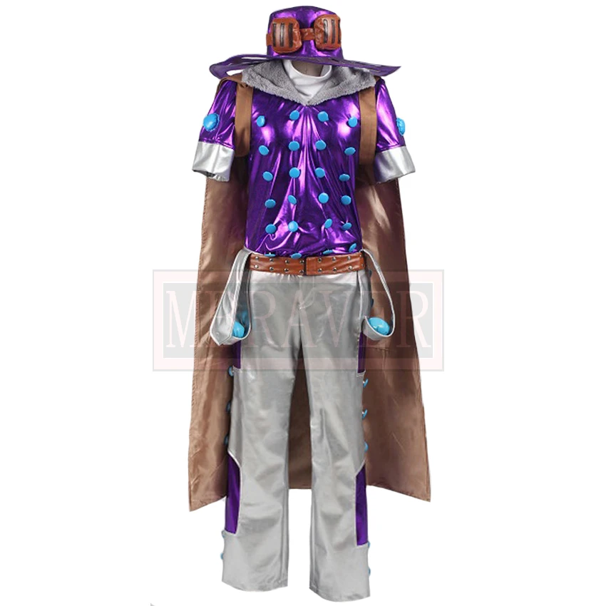 JoJo's Bizarre Adventure Steel Ball Run Gyro Zeppeli Cosplay Costumes Uniform Halloween Christmas Custom Made Any Size
JoJo's Bizarre Adventure Steel Ball Run Gyro Zeppeli Cosplay Costumes Uniform Halloween Christmas Custom Made Any Size