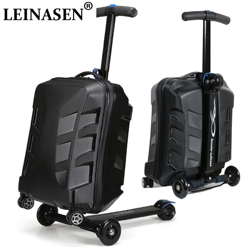 New Designe 22inch TSA Lock Scooter Luggage Aluminum Suitcase With Wheels Skateboard Rolling Luggage Travel Trolley Case
New Designe 22inch TSA Lock Scooter Luggage Aluminum Suitcase With Wheels Skateboard Rolling Luggage Travel Trolley Case