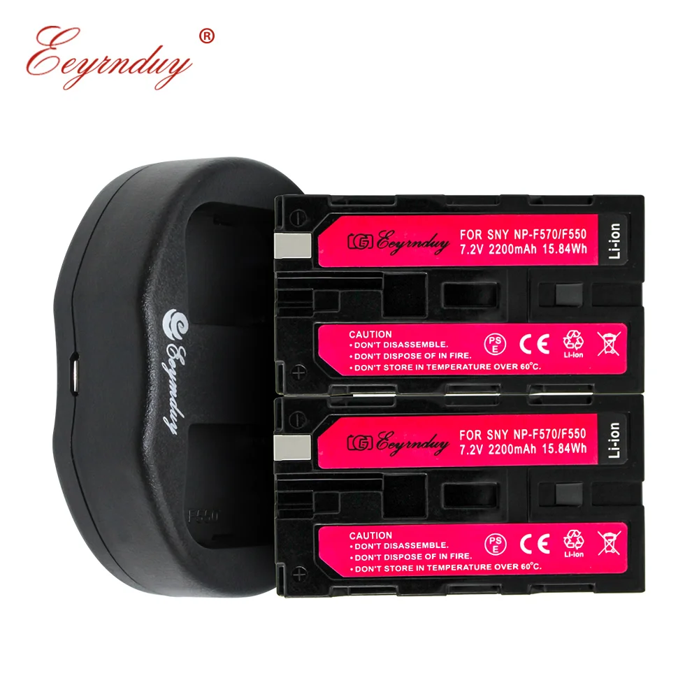 (2pcs Camcorder Battery + Dual charger) NP-F550 NP-F570 for Sony DCR-VX1000 VX2000 VX2100 VX700 TRV15
(2pcs Camcorder Battery + Dual charger) NP-F550 NP-F570 for Sony DCR-VX1000 VX2000 VX2100 VX700 TRV15