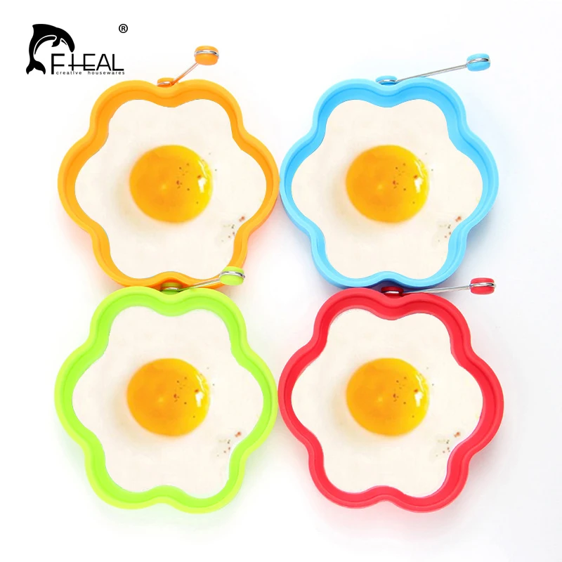 FHEAL Silicone Egg Rings Mold Non-stick Frying Omelet Mould Heart Flower Round Bear Molds Cheese Egg Cooker Kitchen Baking Tools
FHEAL Silicone Egg Rings Mold Non-stick Frying Omelet Mould Heart Flower Round Bear Molds Cheese Egg Cooker Kitchen Baking Tools