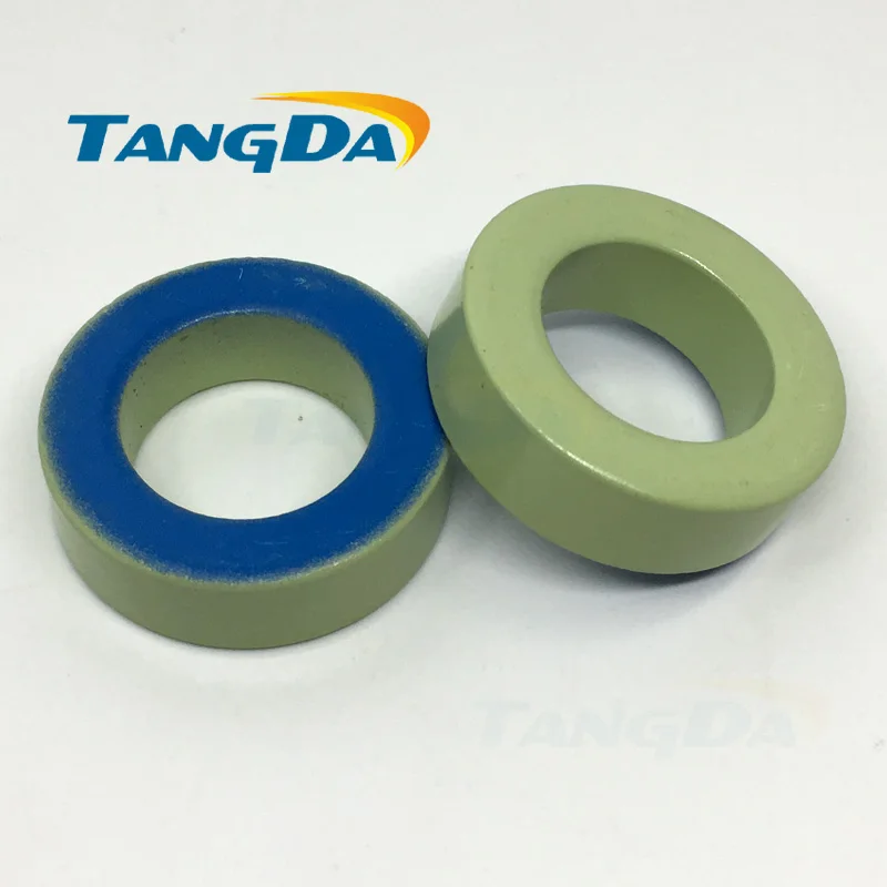 T141 -52 Iron powder cores T141-52 OD*ID*HT36*22*11mm 69nH/N2 75ue Iron dust core Ferrite Toroid Core toroidal green blue AG
T141 -52 Iron powder cores T141-52 OD*ID*HT36*22*11mm 69nH/N2 75ue Iron dust core Ferrite Toroid Core toroidal green blue AG