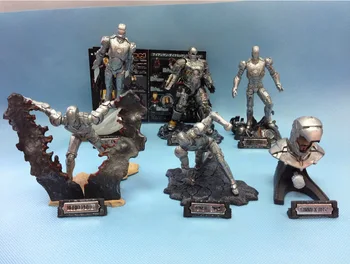 The Avengers Super Hero Marvel Hot Toys Iron Man Tony Stark 1/20 Scale Bust Deluxe Set of 6 with Battle Damaged MK6/3 PVC Silver
The Avengers Super Hero Marvel Hot Toys Iron Man Tony Stark 1/20 Scale Bust Deluxe Set of 6 with Battle Damaged MK6/3 PVC Silver