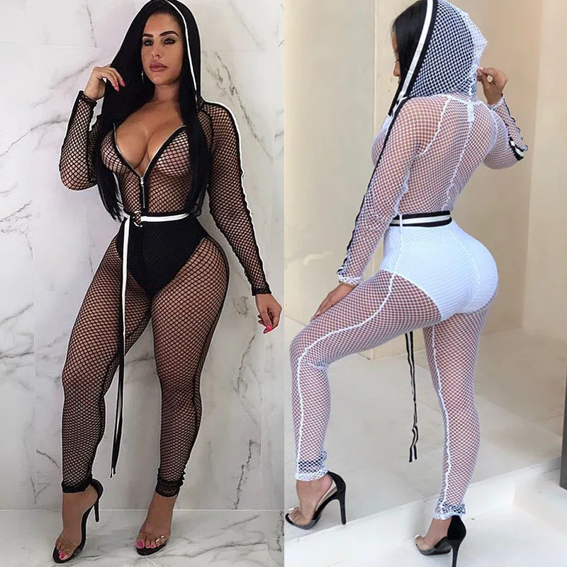 white mesh sexy transparent bodysuit women long sleeve jumpsuit body feminino rompers womens jumpsuit combinaison femme fashion
white mesh sexy transparent bodysuit women long sleeve jumpsuit body feminino rompers womens jumpsuit combinaison femme fashion
