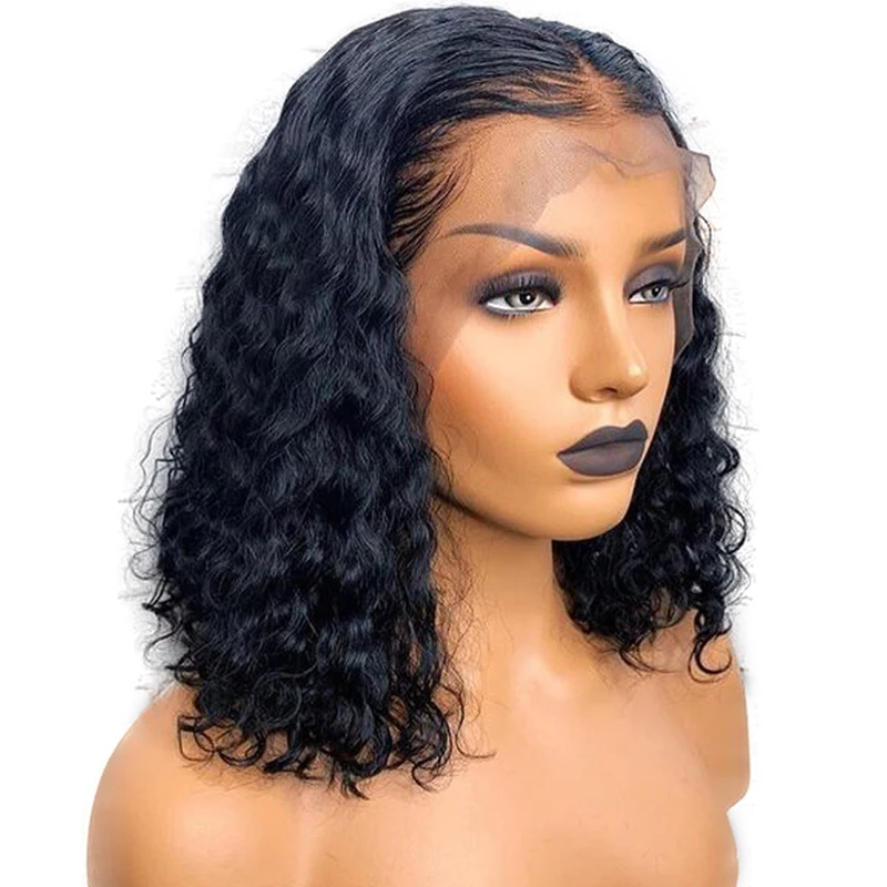 LUFFYHAIR Short Curly 13x6 Lace Front Wig 100% Remy Brazilian Human Hair Deep Parting Front Lace Wig 150% Full Density For Women
LUFFYHAIR Short Curly 13x6 Lace Front Wig 100% Remy Brazilian Human Hair Deep Parting Front Lace Wig 150% Full Density For Women