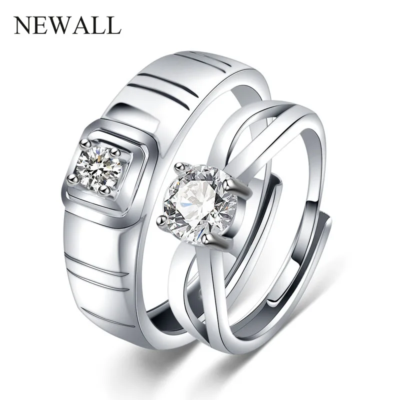 Newall 1 pair Geometric classic couple rings Zirconia for Lover's Engagement Wedding Rings Unisex Men Women Jewelry wholesale
Newall 1 pair Geometric classic couple rings Zirconia for Lover's Engagement Wedding Rings Unisex Men Women Jewelry wholesale
