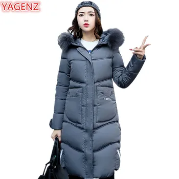 YAGENZ Fashion Plus size Coat Hooded Jacket Women Winter Parkas Mujer 2018 Long Coat Warm Cotton Fur Collar Women Cotton Coat417
YAGENZ Fashion Plus size Coat Hooded Jacket Women Winter Parkas Mujer 2018 Long Coat Warm Cotton Fur Collar Women Cotton Coat417