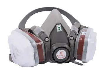 Double tank 6200 protective mask spray paint anti-chemical gas dust mask with filters
Double tank 6200 protective mask spray paint anti-chemical gas dust mask with filters