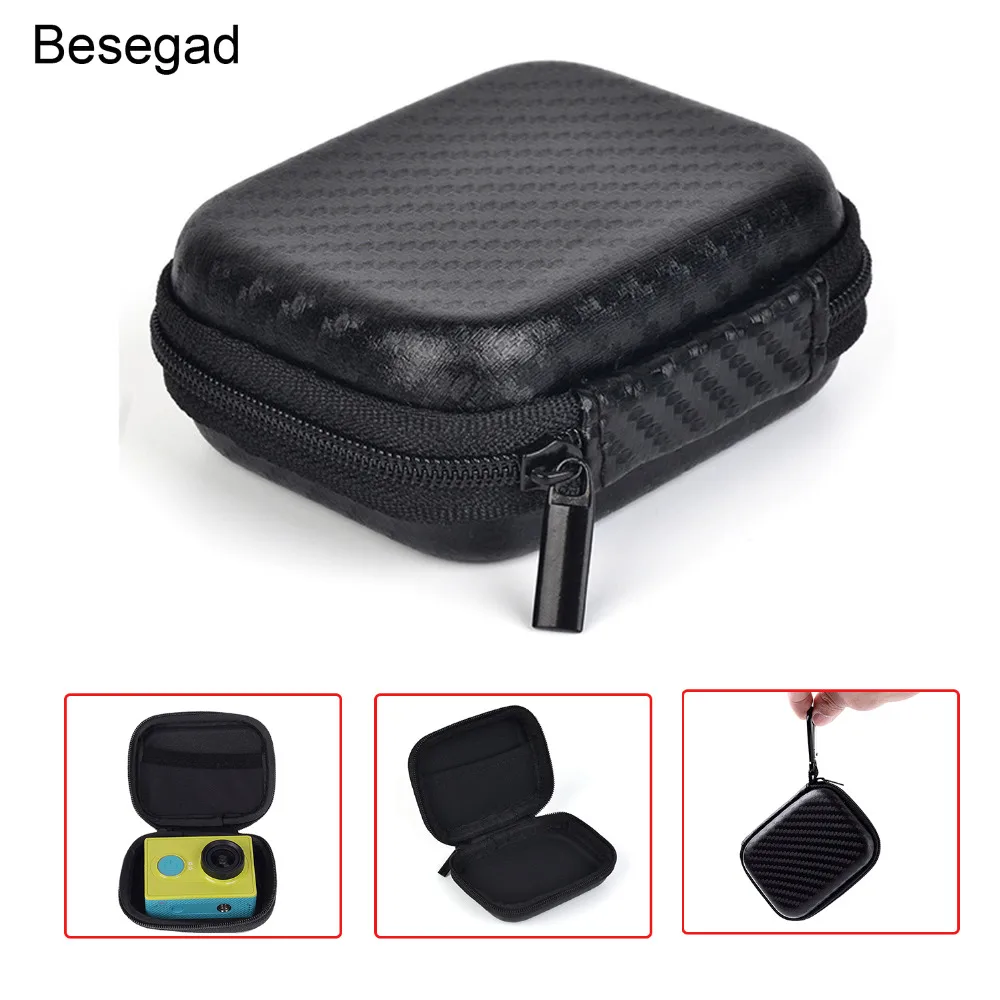 Besegad Sport Portable Mini Storage Camera Protection Bag Carrying Case Box for GoPro Hero XiaoYi Yi 4K Action Camera Accessory
Besegad Sport Portable Mini Storage Camera Protection Bag Carrying Case Box for GoPro Hero XiaoYi Yi 4K Action Camera Accessory