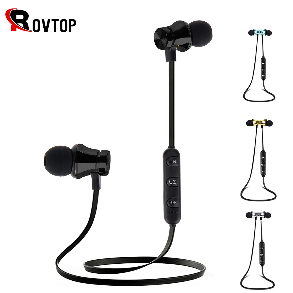 ROVTOP Magnetic Music Bluetooth Earphone XT11 Sport Running Wireless Bluetooth Headset With Mic For iPhone 8 X 7 Xiaomi Huawei
ROVTOP Magnetic Music Bluetooth Earphone XT11 Sport Running Wireless Bluetooth Headset With Mic For iPhone 8 X 7 Xiaomi Huawei