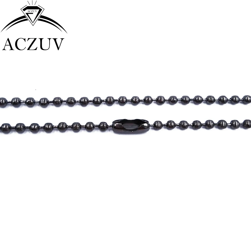 100pcs Gunmetal Metal 2.4mm Ball Bead 8cm to 15cm Tag Chain 40cm to 80cm Necklace Chains with Connector Ends BBC003
100pcs Gunmetal Metal 2.4mm Ball Bead 8cm to 15cm Tag Chain 40cm to 80cm Necklace Chains with Connector Ends BBC003