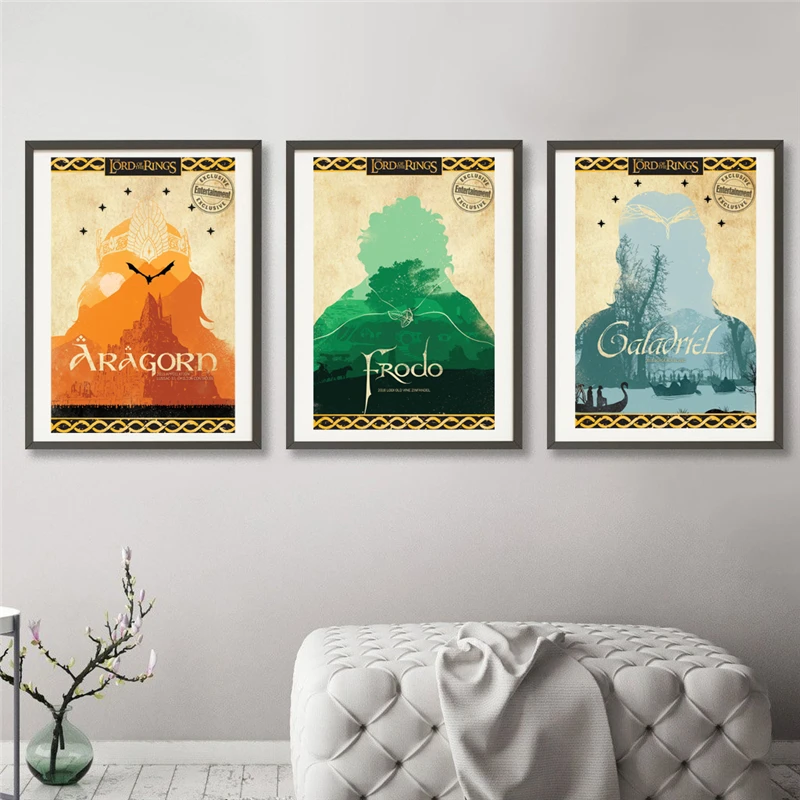 Decorative Frameless Paintings White Tree Of Gondor 16 By 20