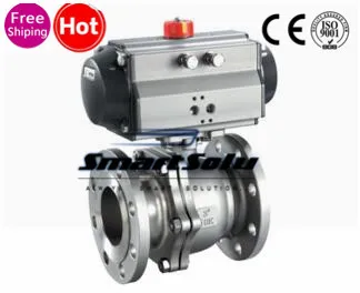 Free shipping DN65 2.5" stainless steel 304 pneumatic ball valve with actuator with flange connection 
Free shipping DN65 2.5" stainless steel 304 pneumatic ball valve with actuator with flange connection
