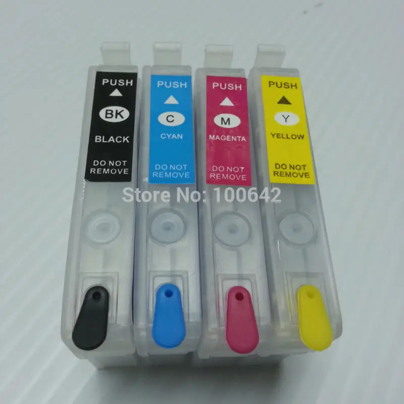 

YOTAT refillable ink cartridge T1811 - 4 For Epson XP-225 XP-322 XP-325 XP-422 XP-425 XP-225 XP322 XP325 XP422 XP425 printer