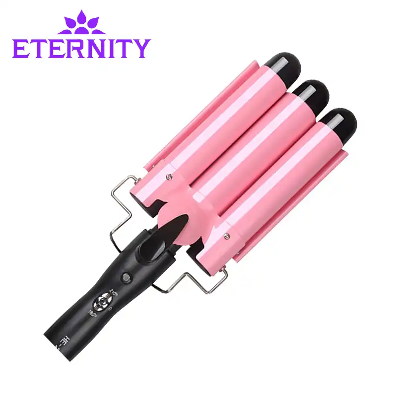 Perm Splint Automatic Ceramic Hair Curler 3 Barrels Big Hair Wave