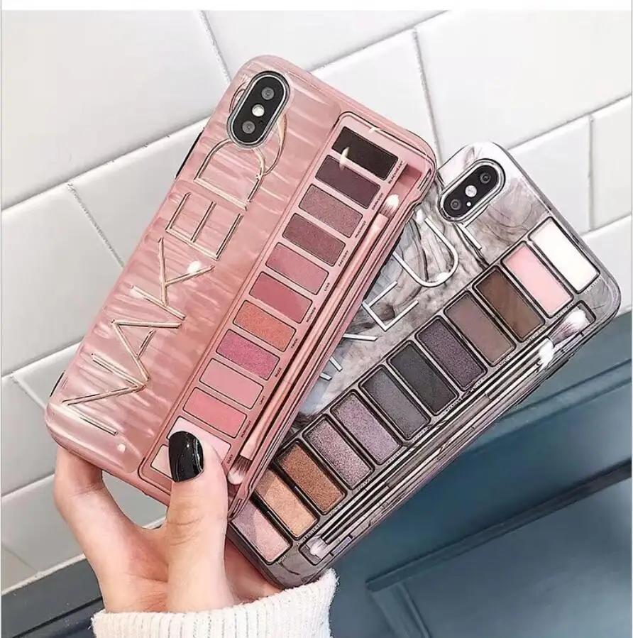 Luxury Makeup Eyeshadow Palette phone Case For iphone XS Max XR XS X for iphone 6 6s 7 8 plus glossy soft silicone case cover
Luxury Makeup Eyeshadow Palette phone Case For iphone XS Max XR XS X for iphone 6 6s 7 8 plus glossy soft silicone case cover