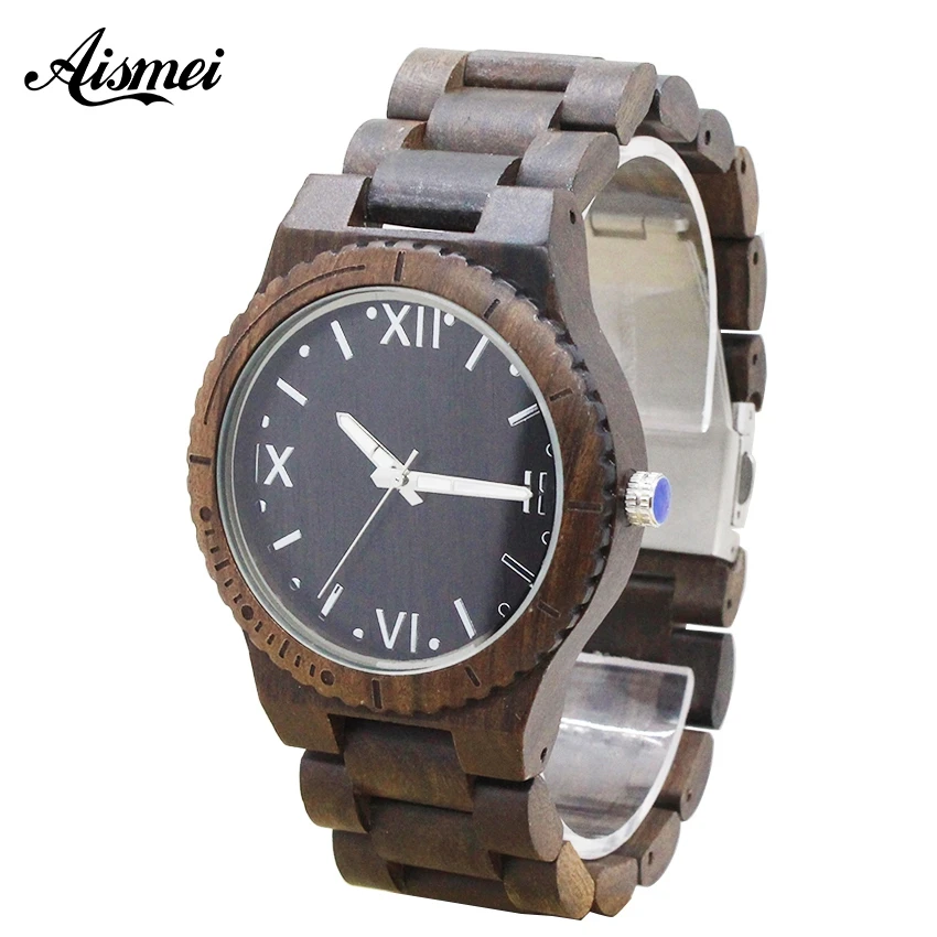 2018 New Fashion Men Black Wooden Watches With Roman numerals dial Black Wooden strap For Male Christmas Gifts Drop shipping
2018 New Fashion Men Black Wooden Watches With Roman numerals dial Black Wooden strap For Male Christmas Gifts Drop shipping