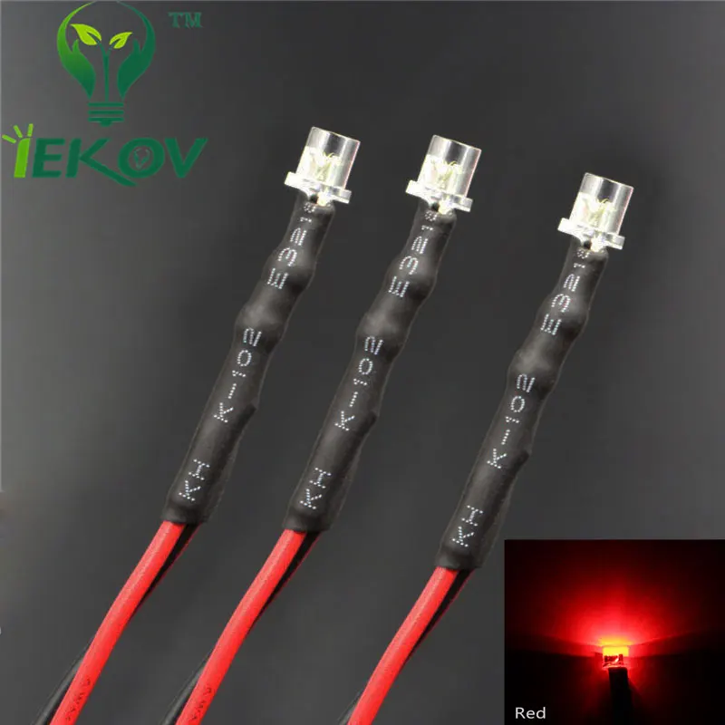 20pcs LED 3mm LED red 12V Pre Wired 20CM Resistor 12v Emitting Diodes Flat top Wide Angle for car DIY
20pcs LED 3mm LED red 12V Pre Wired 20CM Resistor 12v Emitting Diodes Flat top Wide Angle for car DIY