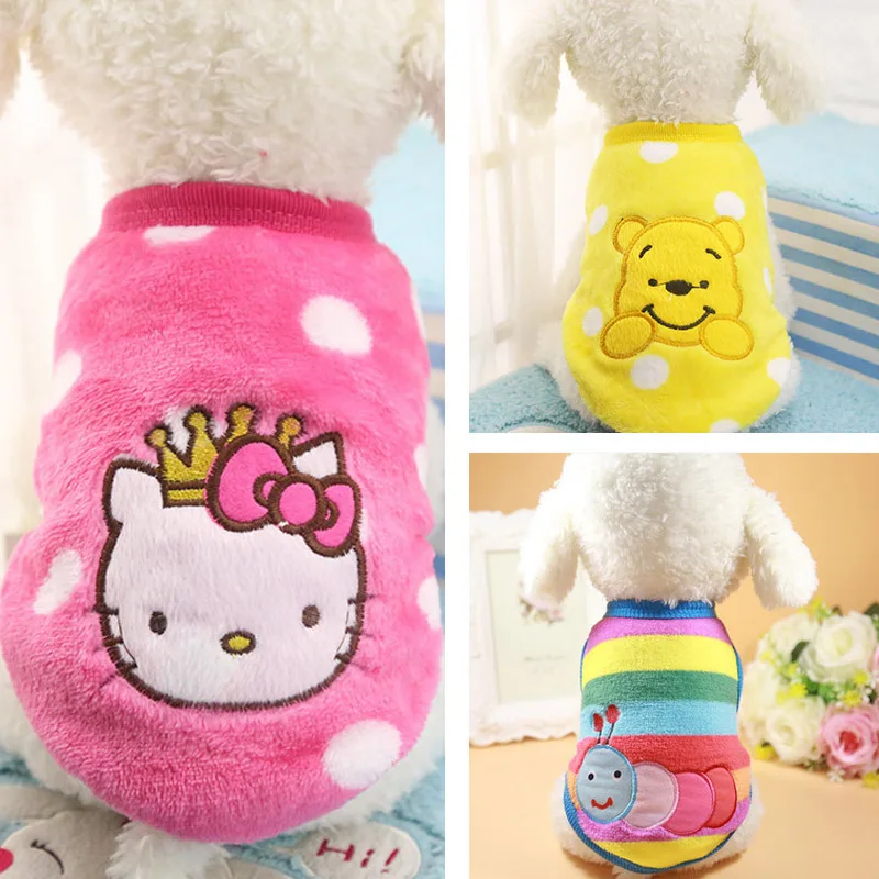 Autumn/Winter Cartoon Pet Puppy Cat Coats Jacket Warm Fleece Dog Costumes Clothes for Small Dogs Chihuahua Yorkshire Clothing
Autumn/Winter Cartoon Pet Puppy Cat Coats Jacket Warm Fleece Dog Costumes Clothes for Small Dogs Chihuahua Yorkshire Clothing