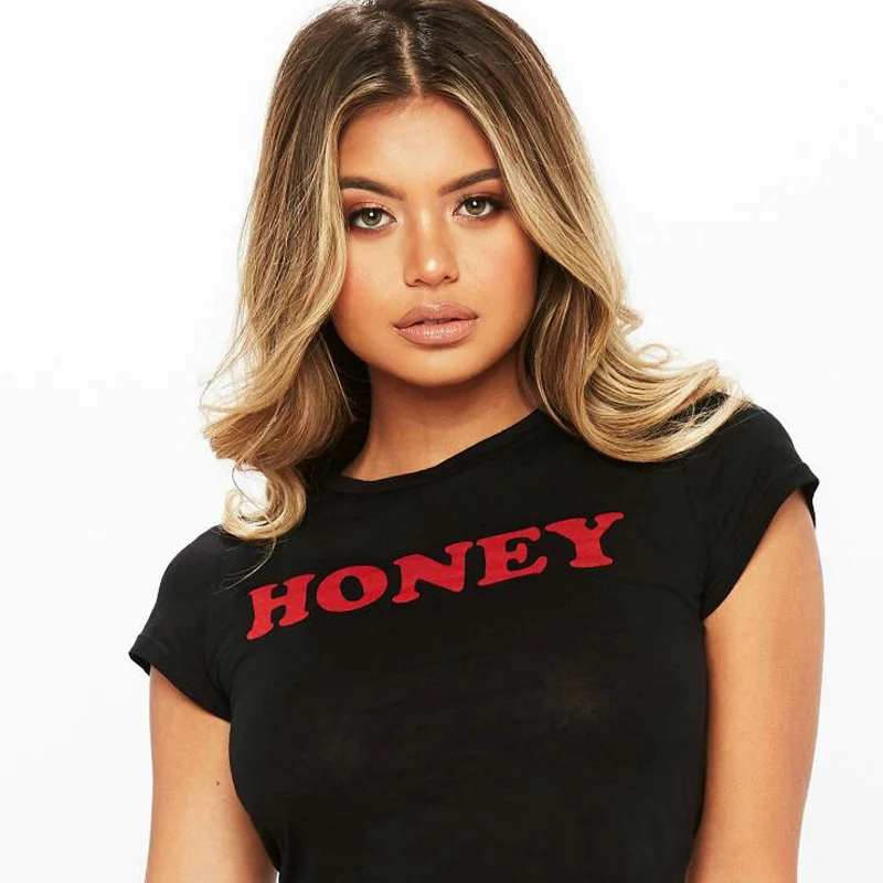 Honey New Casual Short Sleeve Black T-shirts Punk Print Easy Bake Coven Women's Tees & Tops Female Summer Plus Tees Shirts
Honey New Casual Short Sleeve Black T-shirts Punk Print Easy Bake Coven Women's Tees & Tops Female Summer Plus Tees Shirts