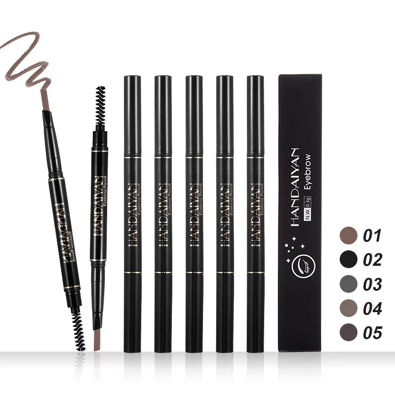 HANDAIYAN 1Pc Long Lasting Double Ended Eyebrow Pencil Waterproof Rotatable Triangle Eyebrow Makeup Cosmetic Easy to use TSLM2
HANDAIYAN 1Pc Long Lasting Double Ended Eyebrow Pencil Waterproof Rotatable Triangle Eyebrow Makeup Cosmetic Easy to use TSLM2