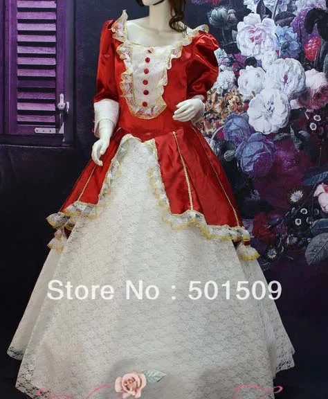 Free ship red medieval dress Renaissance Gown queen costume Victorian Gothic Lol/Marie Antoinette/civil war/Colonial Belle Ball
Free ship red medieval dress Renaissance Gown queen costume Victorian Gothic Lol/Marie Antoinette/civil war/Colonial Belle Ball