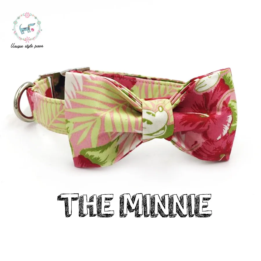 Unique Style Paws Pink Mickey Print Dog Collar with Bowtie Adjustable Buckle Dog &Cat Necklace and Dog Leash
Unique Style Paws Pink Mickey Print Dog Collar with Bowtie Adjustable Buckle Dog &Cat Necklace and Dog Leash