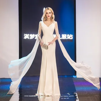 Sexy Chinese Solid Qipao Female V-Neck Chiffon Cheongsam Dress Vestidos Chinos Oriental Wedding Gowns Party Dresses Oversize 3XL
Sexy Chinese Solid Qipao Female V-Neck Chiffon Cheongsam Dress Vestidos Chinos Oriental Wedding Gowns Party Dresses Oversize 3XL