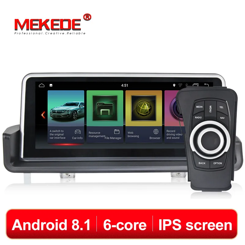 MEKEDE IPS screen Android 8.1 6 core HD Quad Core 1024*480 Touch Screen Car Stereo for BMW E90 e91 Wifi 3G GPS
MEKEDE IPS screen Android 8.1 6 core HD Quad Core 1024*480 Touch Screen Car Stereo for BMW E90 e91 Wifi 3G GPS