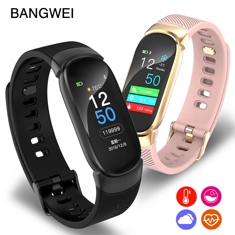 BANGWEI Bluetooth Waterproof Smart Watch Fashion Women Ladies Heart Rate Smartwatch Relogio inteligente For Android IOS reloj
BANGWEI Bluetooth Waterproof Smart Watch Fashion Women Ladies Heart Rate Smartwatch Relogio inteligente For Android IOS reloj