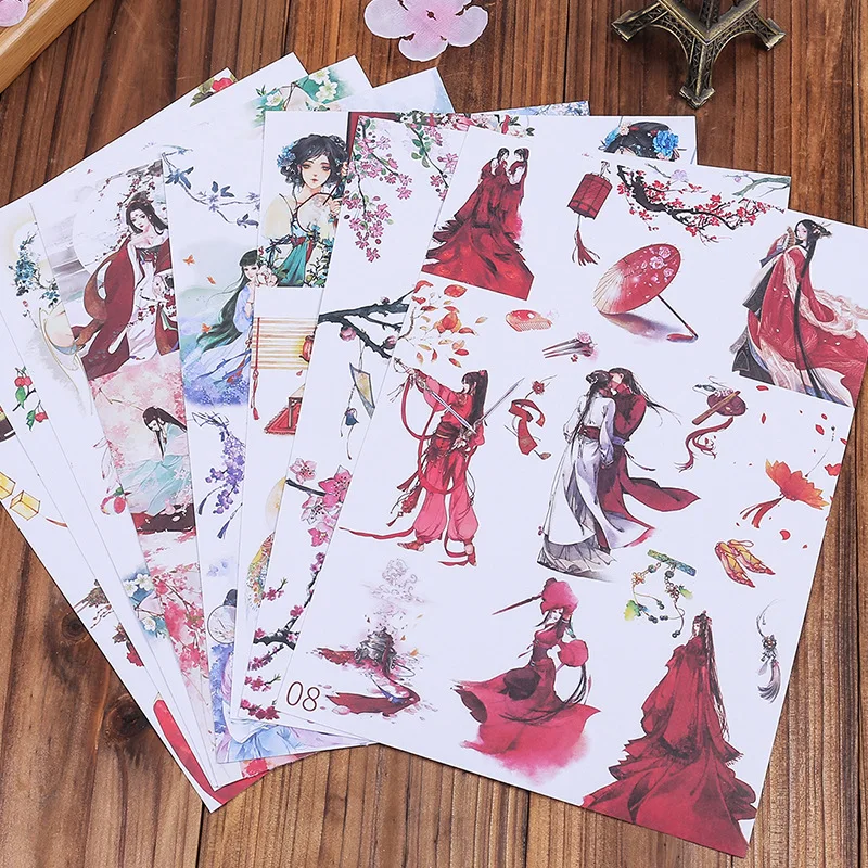 Uncut Hand Paited Antiquity Character Decorative Stickers Adhesive Sticker DIY Decoration Diary Album Stationery Stickers
Uncut Hand Paited Antiquity Character Decorative Stickers Adhesive Sticker DIY Decoration Diary Album Stationery Stickers