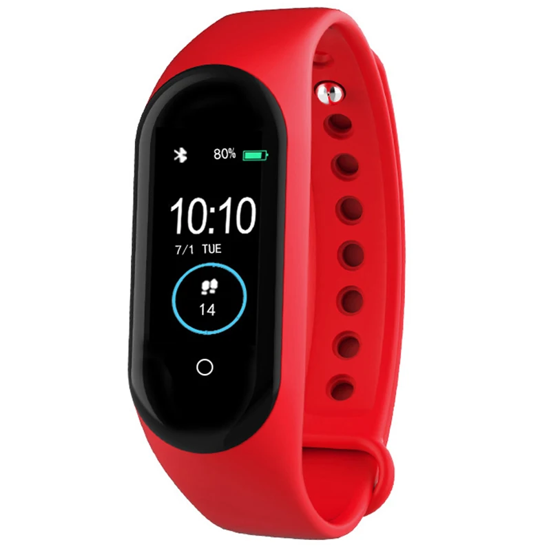 New M4 Smart Band Wristbands Fitness Tracker Health Heart Rate Blood Pressure Monitor Bluetooth Sports Bracelet PK Mi Band 4 3
New M4 Smart Band Wristbands Fitness Tracker Health Heart Rate Blood Pressure Monitor Bluetooth Sports Bracelet PK Mi Band 4 3