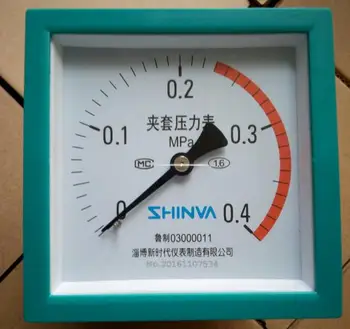 Zibo new era jacketed pressure gauge 0-0.4MPa Shandong Xinhua pulsating vacuum sterilizer parts
Zibo new era jacketed pressure gauge 0-0.4MPa Shandong Xinhua pulsating vacuum sterilizer parts