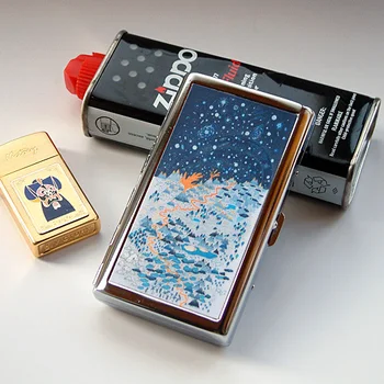 Land And Sea Sticker Lady Lengthening Thinner Creative Slim Personality Metallic Cigarette Clip Gift Cigarette Cases
Land And Sea Sticker Lady Lengthening Thinner Creative Slim Personality Metallic Cigarette Clip Gift Cigarette Cases