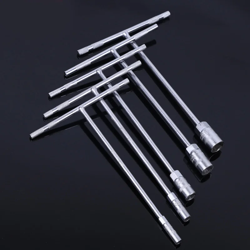 T-type socket wrench T-wrench auto repair manual hex socket wrench repair tool wrench polished chrome metal labor-saving wrench
T-type socket wrench T-wrench auto repair manual hex socket wrench repair tool wrench polished chrome metal labor-saving wrench
