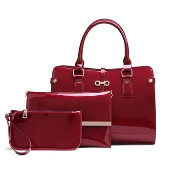 3 set women handbag large tote bag shoulder crossbody bag with hard artificial leather female messenger bag small purse
3 set women handbag large tote bag shoulder crossbody bag with hard artificial leather female messenger bag small purse