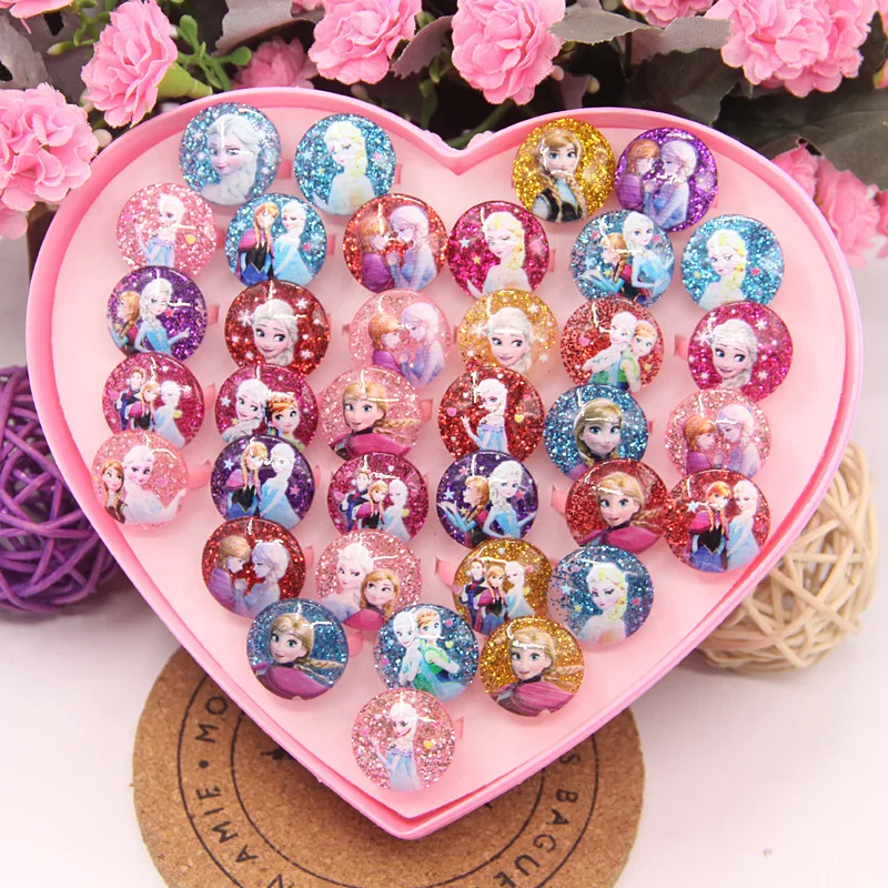 36pcs/lot Disney princess cartoon children ring boxed girl birthday party gift Mickey Mouse kid cosmetic toy Frozen accessories
36pcs/lot Disney princess cartoon children ring boxed girl birthday party gift Mickey Mouse kid cosmetic toy Frozen accessories