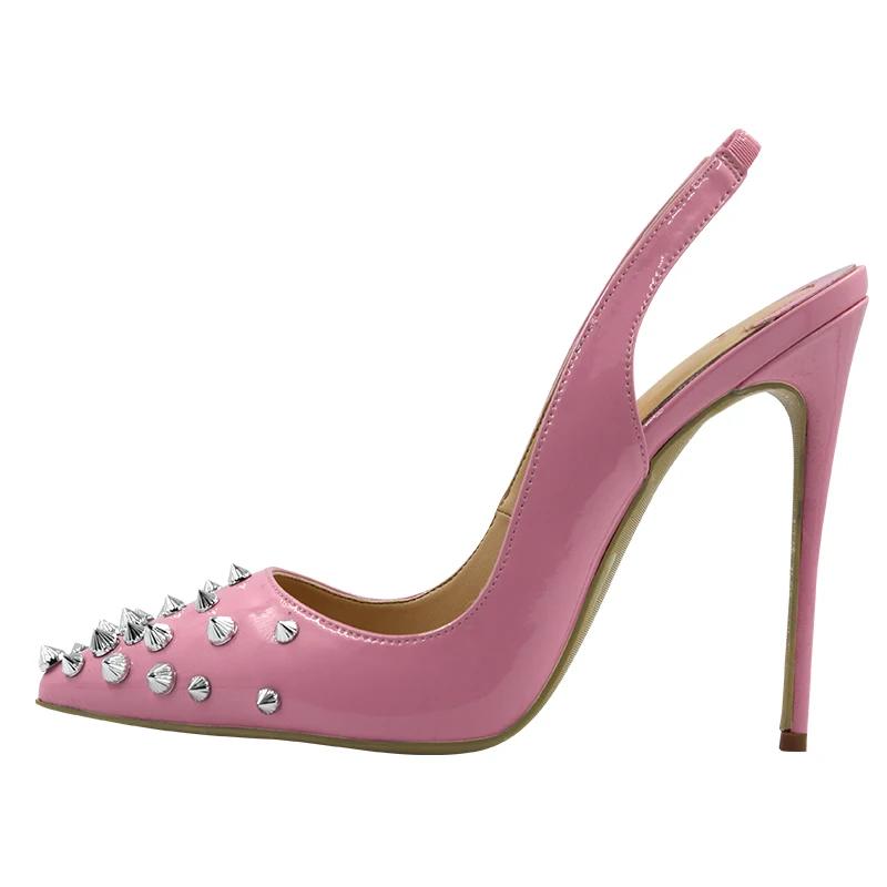 Босоножки женские на тонком высоком каблуке, туфли с заостренным носком и заклепками, туфли с ремешком на пятке, большой размер 34-45
Босоножки женские на тонком высоком каблуке, туфли с заостренным носком и заклепками, туфли с ремешком на пятке, большой размер 34-45