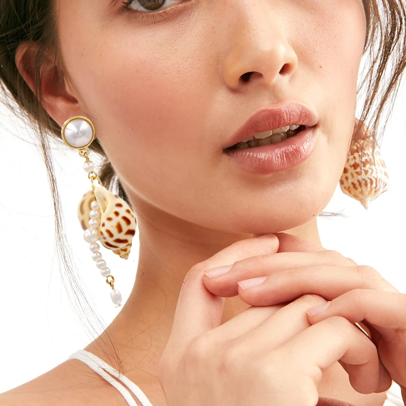 Vodeshanliwen Fashion Bohemian Simulated pearl Tassel Earrings 2019 New Shell Drop Dangle Earrings For Women Jewelry Wholesale
Vodeshanliwen Fashion Bohemian Simulated pearl Tassel Earrings 2019 New Shell Drop Dangle Earrings For Women Jewelry Wholesale