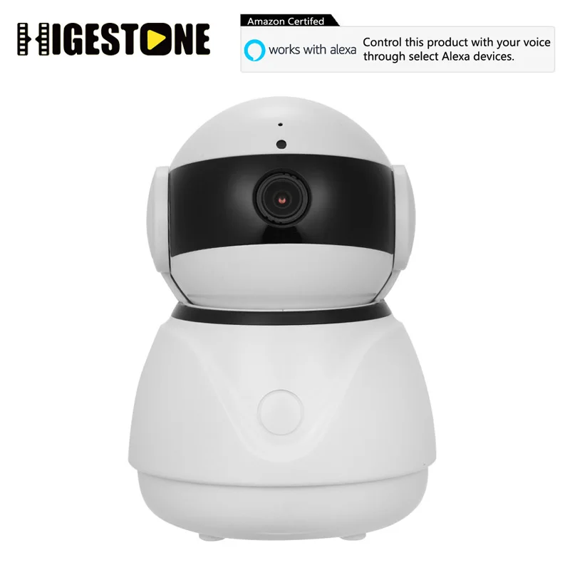 Higestone 1080P Wireless Wifi IP Camera Home Security Baby Monitor Mini Network Surveillance Camera Work with Amazon Alexa
Higestone 1080P Wireless Wifi IP Camera Home Security Baby Monitor Mini Network Surveillance Camera Work with Amazon Alexa