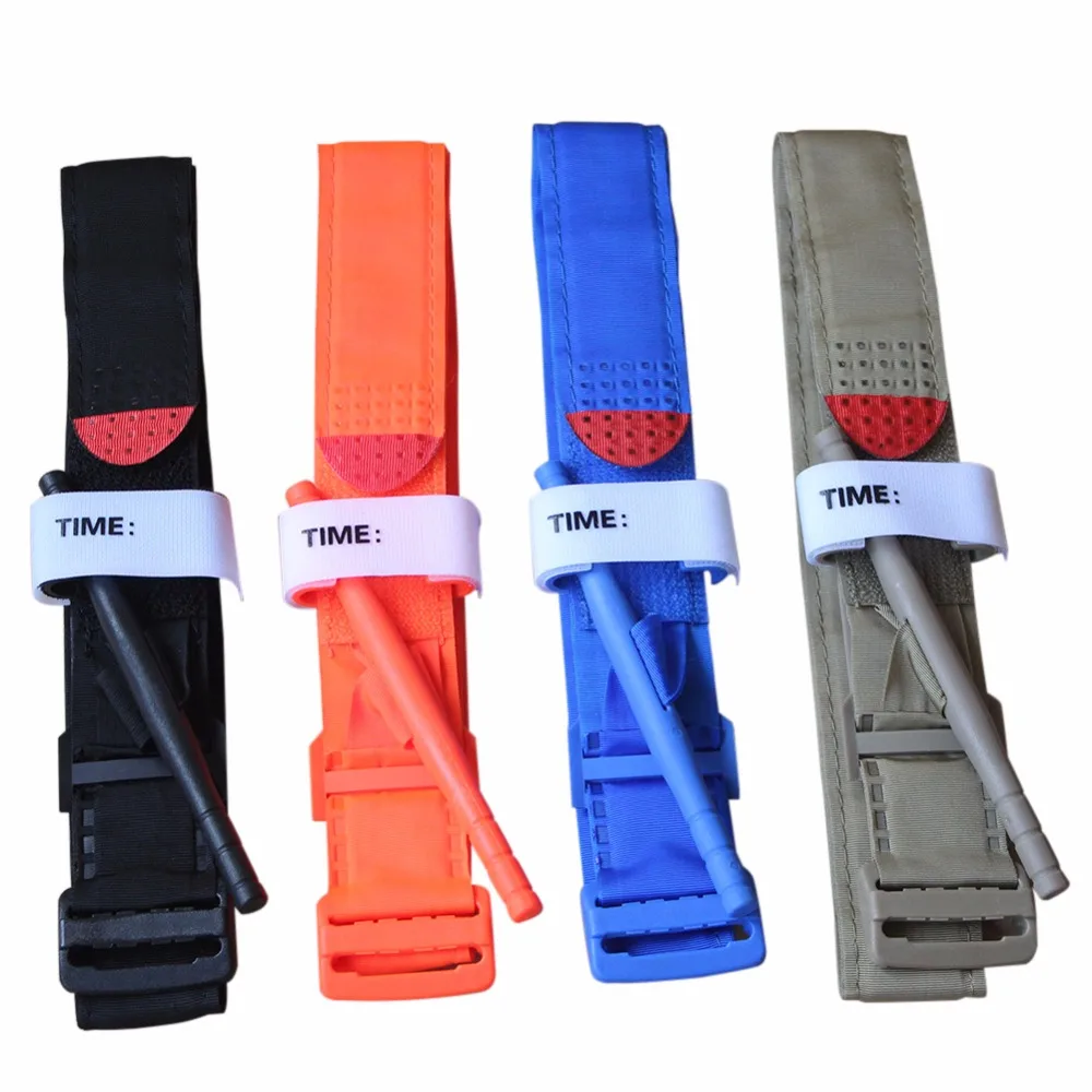 

Outdoor First Aid Quick Slow Release Buckle Medical Military Tactical Hemostasis Belt Hiking One Hand Emergency Tourniquet Strap