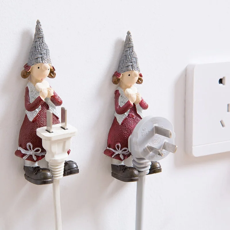 Cartoon Storage Rack Resin Plug Power Cord Hook Kitchen Socket Tape Power Cord Wall Hanger Hook Storage Rack B
Cartoon Storage Rack Resin Plug Power Cord Hook Kitchen Socket Tape Power Cord Wall Hanger Hook Storage Rack B