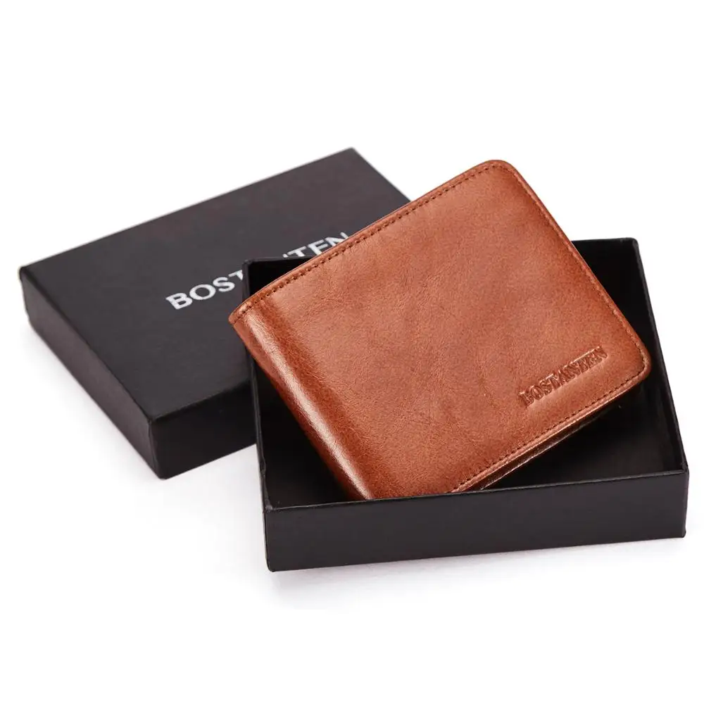 BOSTANTEN Genuine leather men wallet RFID with coin pocket short vintage wallets with card holders man purse With Box
BOSTANTEN Genuine leather men wallet RFID with coin pocket short vintage wallets with card holders man purse With Box